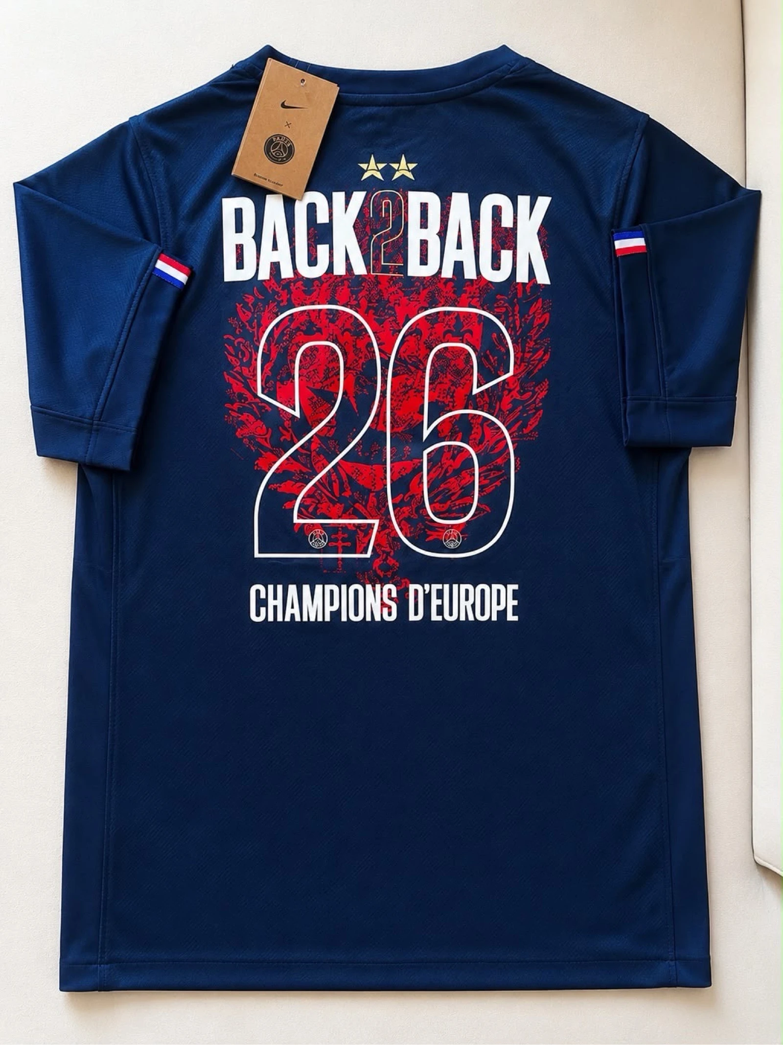 Maillot PSG Back2Back 2 étoiles  – photo 2